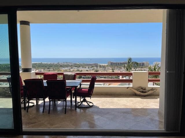 Stunning Ocean-View Condo in Prime San José del Cabo Location. Positioned in one of the most desirable locations in San José del Cabo, this exceptional residence offers walking distance to fine dining, boutique shopping, world-class healthcare, and the pristine beaches of the Sea of Cortez delivering a lifestyle defined by convenience and sophistication. This elegant two-bedroom, two-bathroom condominium showcases a thoughtfully designed open-concept floor plan, where generous living spaces flow seamlessly and are enhanced by abundant natural light. The expansive terrace, serves as a true highlight, offering sweeping, unobstructed ocean, estuary, palmilla point views and an ideal setting for elevated outdoor living and entertaining. Perched on the third level, this residence maximizes